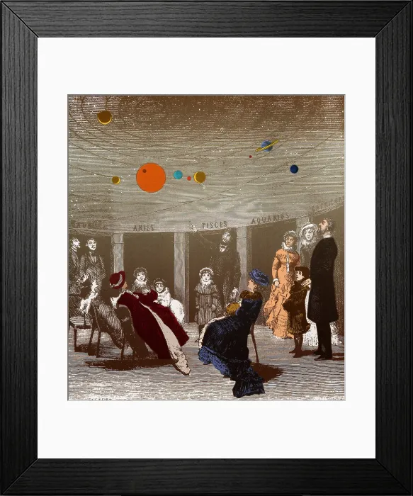 Framed Print : The new planetarium in Paris, 1880 Framed Print : The new planetarium in Paris, 1880