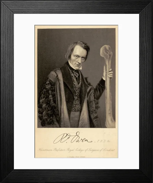Framed Print : Richard Owen, English Paleontologist Framed Print : Richard Owen, English Paleontologist