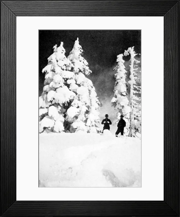 Framed Print : Paradise Inn, Mt. Ranier, 1917 Framed Print : Paradise Inn, Mt. Ranier, 1917