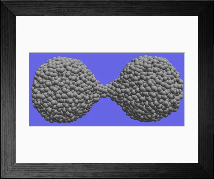 Framed Print : Nanoscale Ductility, 2 of 2 Framed Print : Nanoscale Ductility, 2 of 2