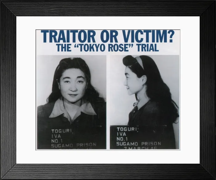 Framed Print : Iva Toguri, 'Tokyo Rose'