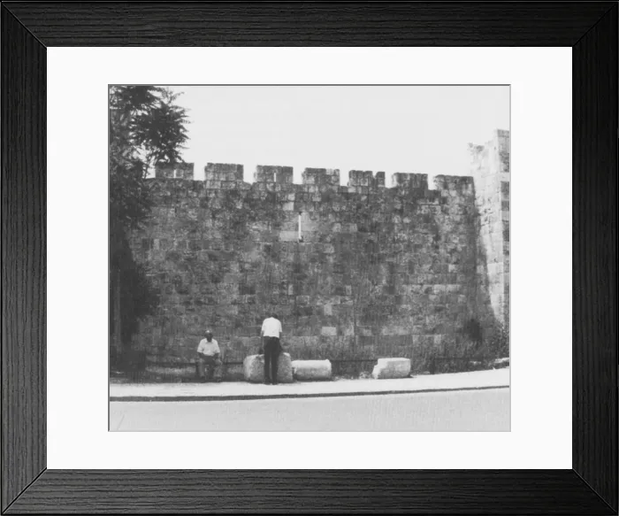 Framed Print : Jerusalem City Wall, Historic Site Framed Print : Jerusalem City Wall, Historic Site