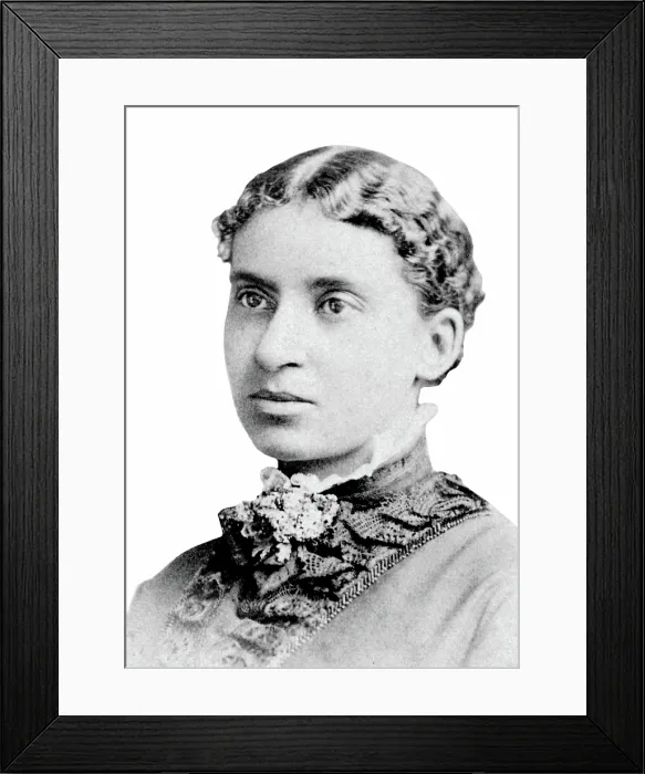 Framed Print : Lottie Forten Grimke, American Abolitionist and Poet Framed Print : Lottie Forten Grimke, American Abolitionist and Poet