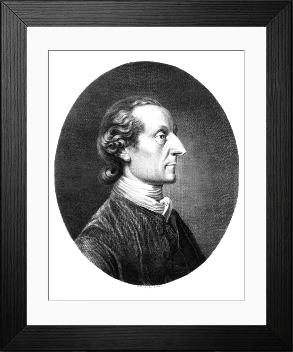 Framed Print : Johann Kaspar Lavater, Swiss Physiognomist and Poet Framed Print : Johann Kaspar Lavater, Swiss Physiognomist and Poet