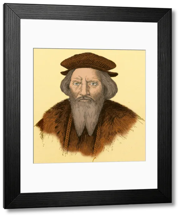 Framed Print : Sebastian Cabot, Italian Explorer