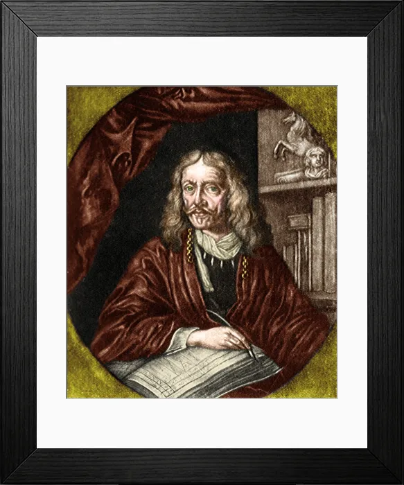 Framed Print : Johannes Hevelius, Polish Astronomer Framed Print : Johannes Hevelius, Polish Astronomer
