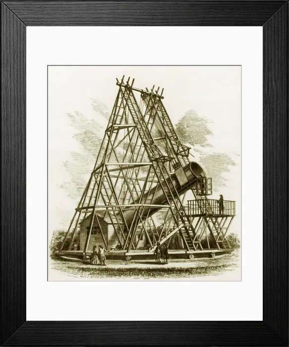 Framed Print : Reflecting Telescope, 1789 Framed Print : Reflecting Telescope, 1789