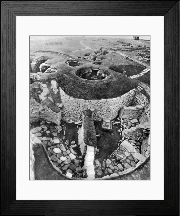 Framed Print : Jarlshof Prehistoric Archeological Site Framed Print : Jarlshof Prehistoric Archeological Site