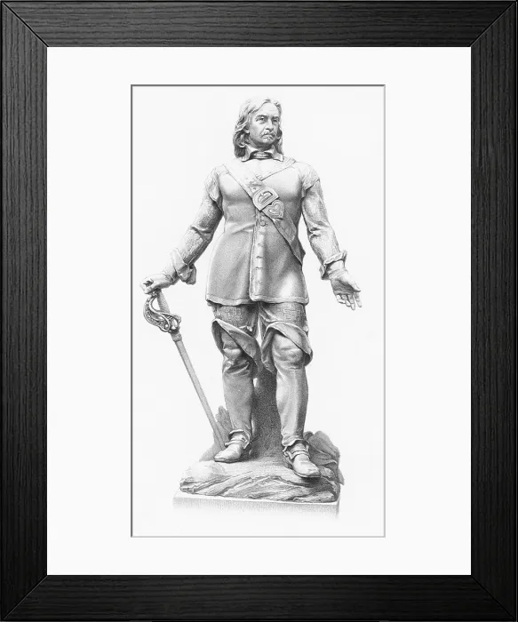 Framed Print : Oliver Cromwell, English Political Leader Framed Print : Oliver Cromwell, English Political Leader