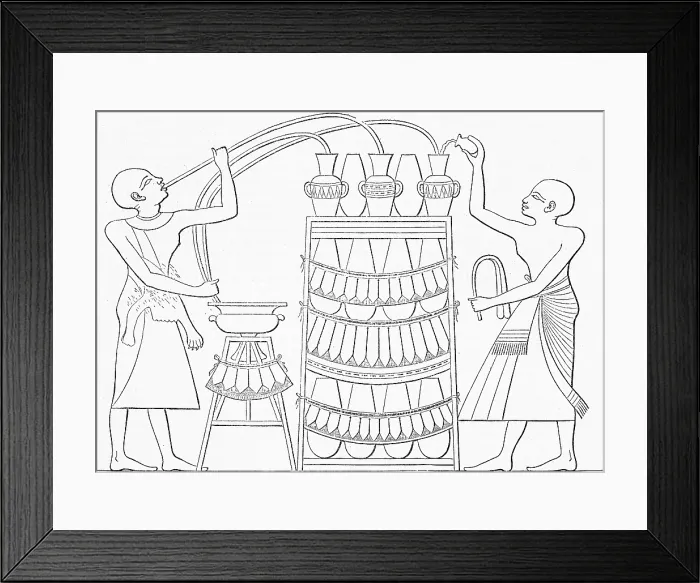 Framed Print : Distillation in Ancient Egypt Framed Print : Distillation in Ancient Egypt