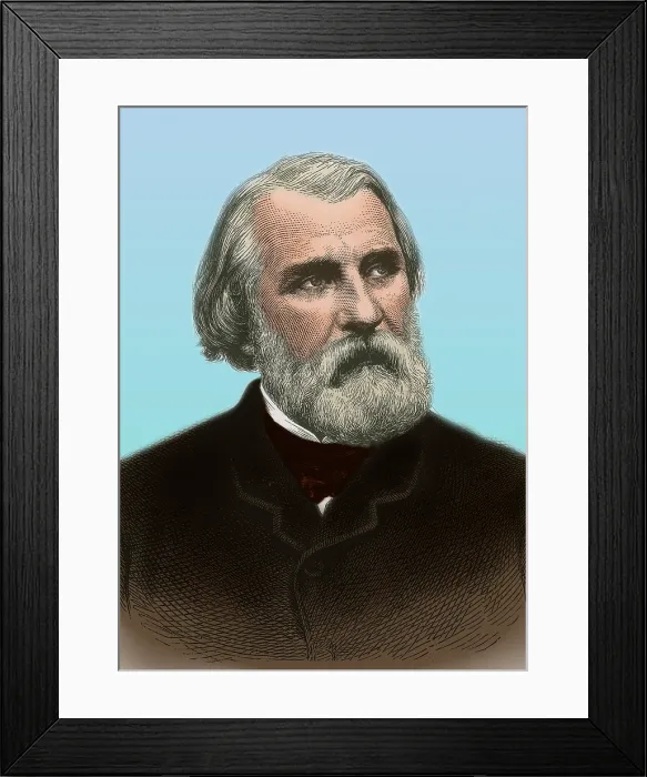 Framed Print : Ivan Turgenev, Russian Author