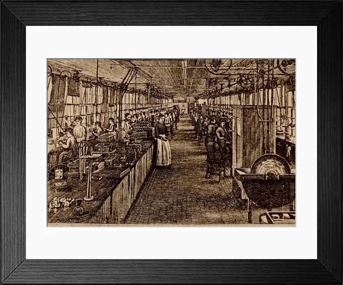 Framed Print : Mill industry Framed Print : Mill industry