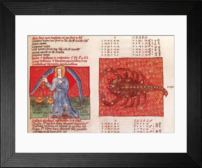 Framed Print : Ptolemy, Star Catalogue, 1490 Framed Print : Ptolemy, Star Catalogue, 1490