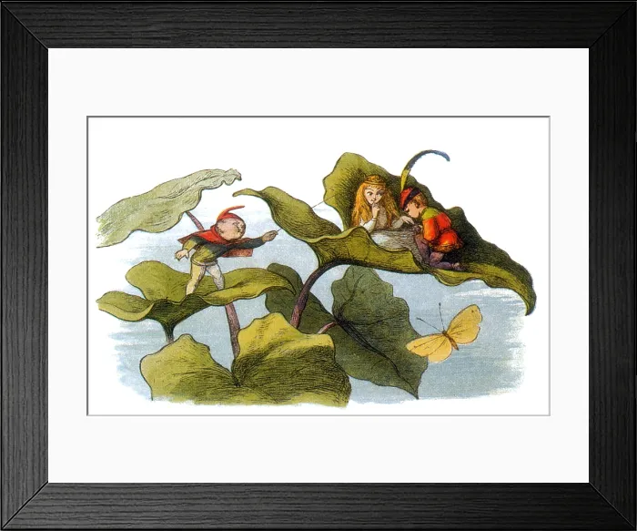 Framed Print : Fairy Courtship Cut Short