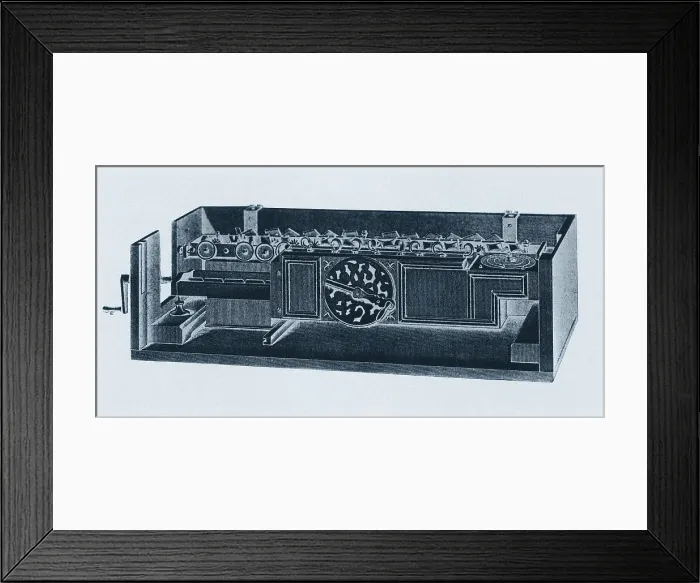Framed Print : Step Reckoner, Leibniz Mechanical Calculator Framed Print : Step Reckoner, Leibniz Mechanical Calculator