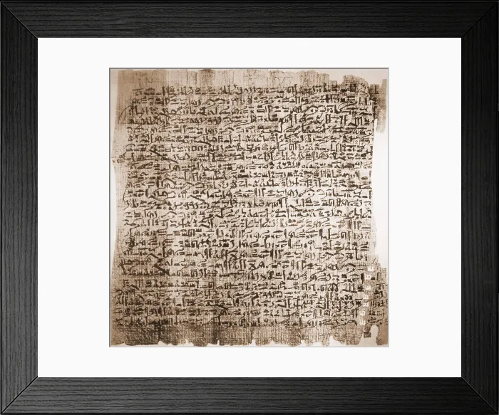 Framed Print : Edwin Smith Papyrus, 1500 BC