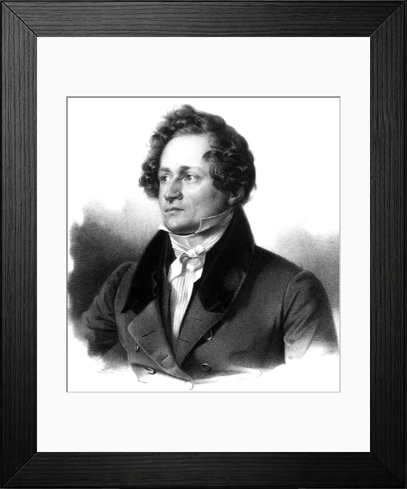 Framed Print : Johann Dieffenbach, German Surgeon Framed Print : Johann Dieffenbach, German Surgeon