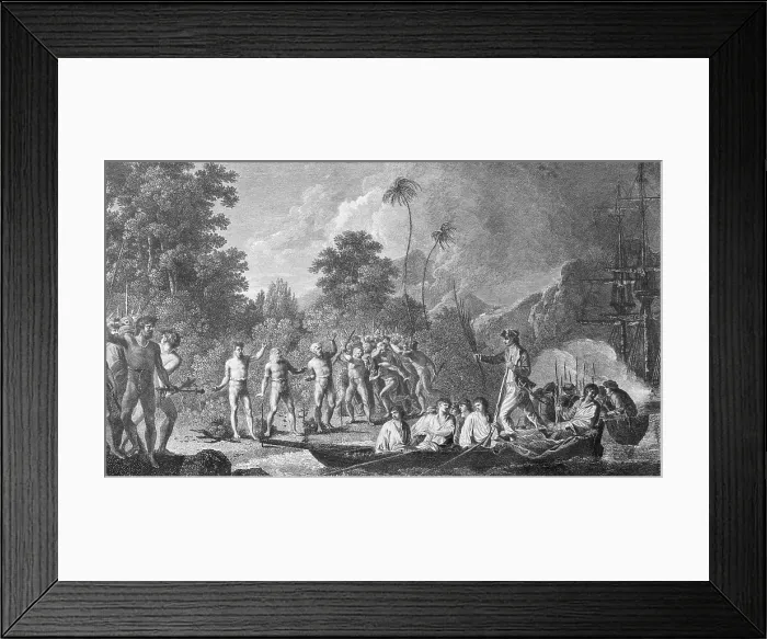 Framed Print : Captain James Cook, English Explorer Framed Print : Captain James Cook, English Explorer