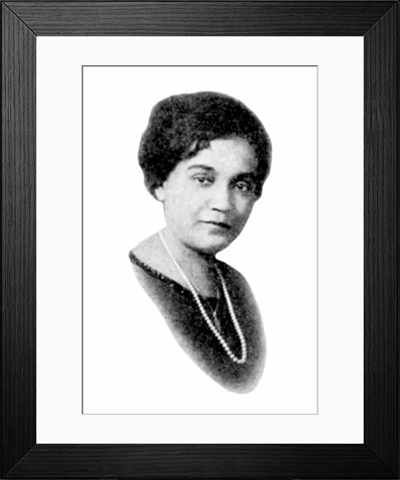 Framed Print : Jessie Redmon Fauset, American Author Framed Print : Jessie Redmon Fauset, American Author