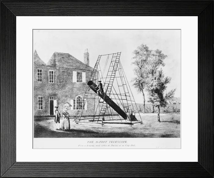Framed Print : Herschel's 20 Foot Telescope