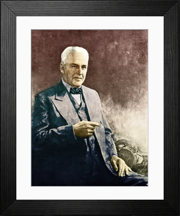 Framed Print : Robert Millikan, American Physicist Framed Print : Robert Millikan, American Physicist