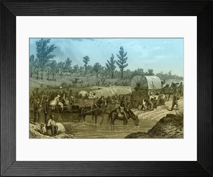Framed Print : Sherman's March to the Sea, 1864