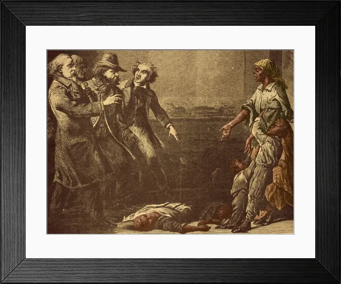 Framed Print : The Capture of Margaret Garner Framed Print : The Capture of Margaret Garner