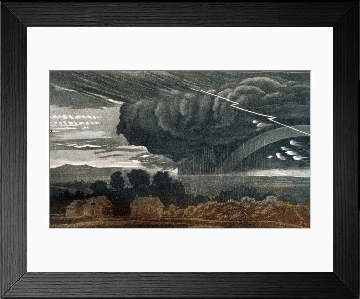 Framed Print : German Cloud Atlas, 1819 Framed Print : German Cloud Atlas, 1819