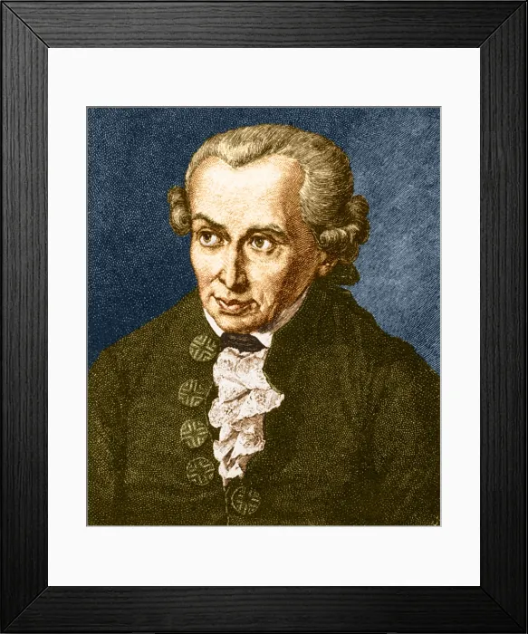 Framed Print : Immanuel Kant, German Philosopher Framed Print : Immanuel Kant, German Philosopher