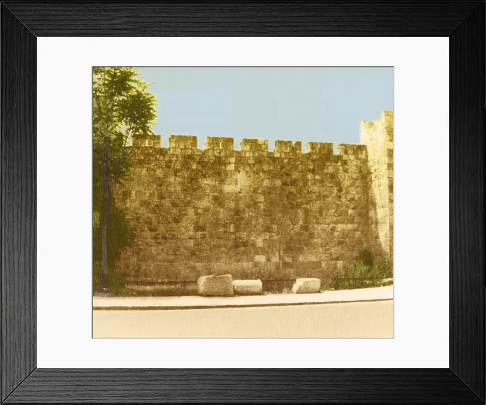 Framed Print : Jerusalem City Wall, Historic Site Framed Print : Jerusalem City Wall, Historic Site