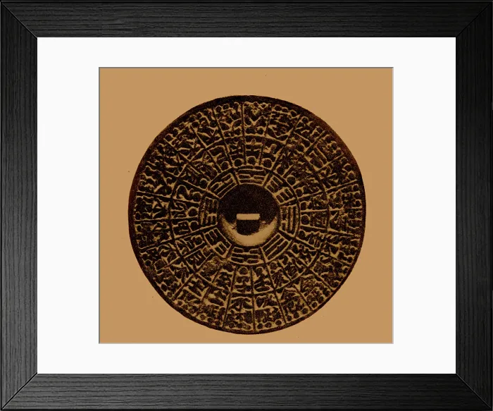 Framed Print : Bronze Compass, Ming Dynasty Framed Print : Bronze Compass, Ming Dynasty