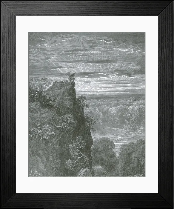 Framed Print : Satan, by Dore Framed Print : Satan, by Dore