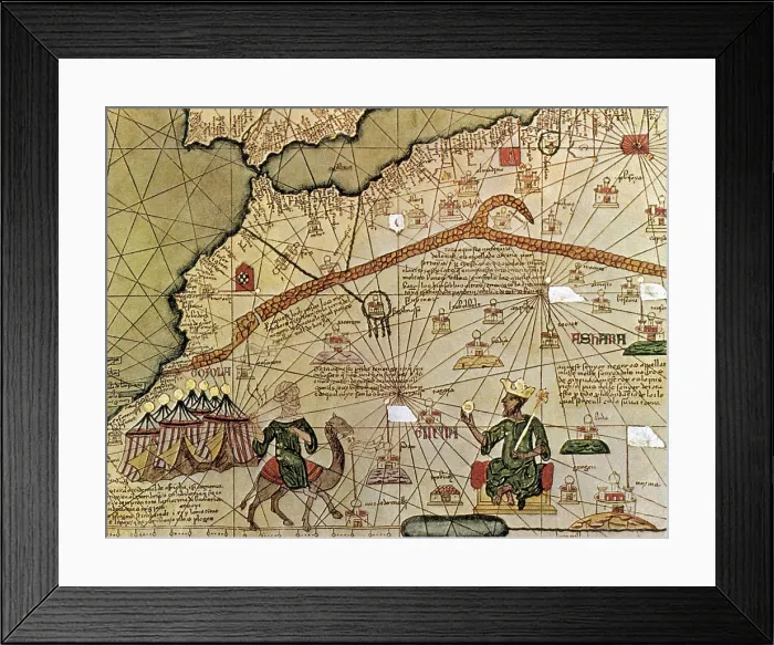 Framed Print : Mansa Musa, Emperor of the Mali Empire 2128187 Framed Print : Mansa Musa, Emperor of the Mali Empire 2128187