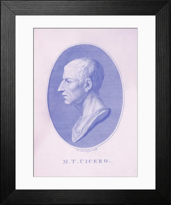 Framed Print : Cicero, Ancient Roman Philosopher