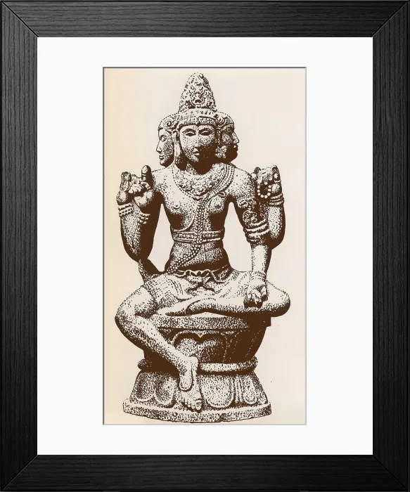 Framed Print : Brahma, Hindu God Framed Print : Brahma, Hindu God