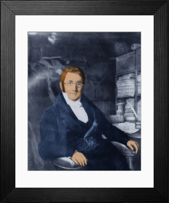 Framed Print : A. P. de Candolle, Swiss Botanist Framed Print : A. P. de Candolle, Swiss Botanist