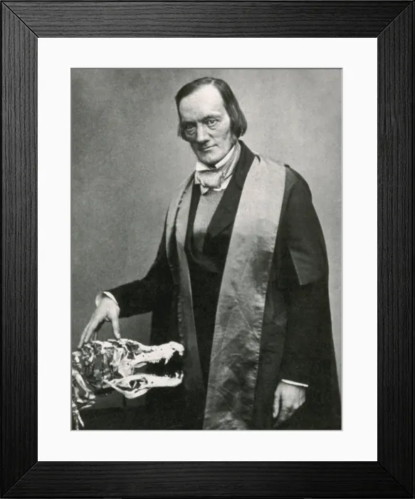 Framed Print : Richard Owen, English Paleontologist Framed Print : Richard Owen, English Paleontologist