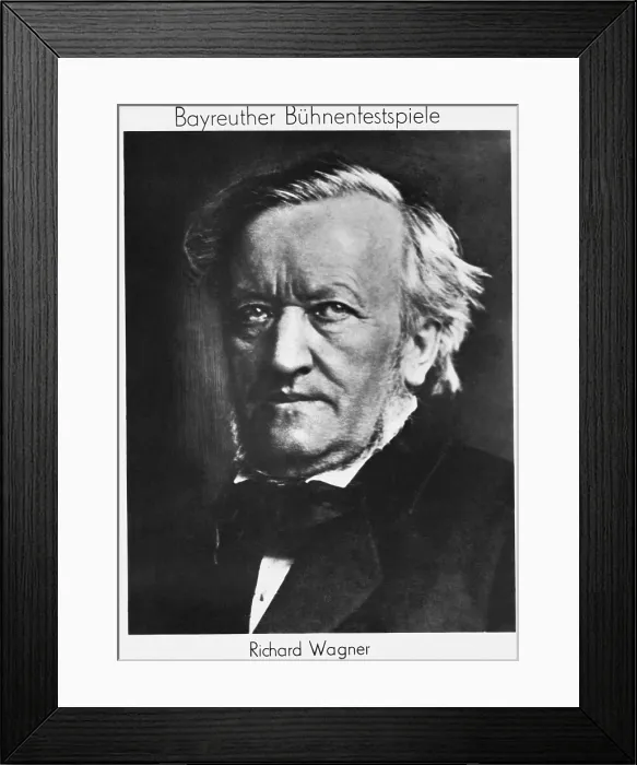 Framed Print : Richard Wagner, German Composer Framed Print : Richard Wagner, German Composer