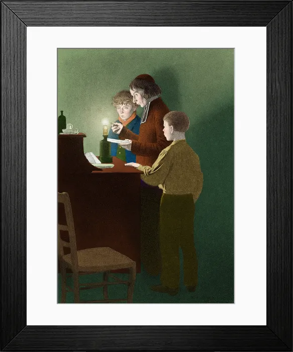 Framed Print : Bertrand Guillaume Carcel, French Inventor Framed Print : Bertrand Guillaume Carcel, French Inventor