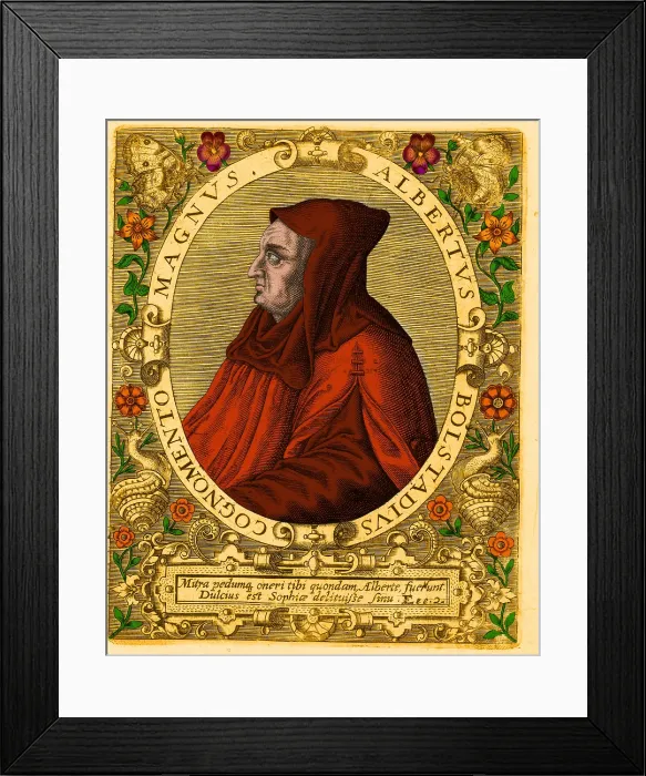 Framed Print : Albertus Magnus, Medieval Philosopher