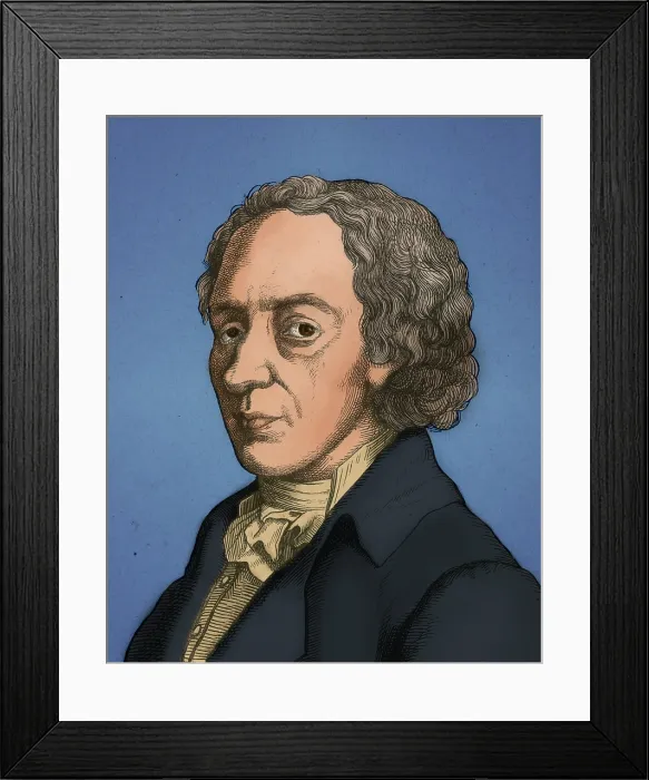 Framed Print : Johann Elert Bode, German Astronomer Framed Print : Johann Elert Bode, German Astronomer
