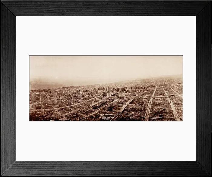 Framed Print : San Francisco Earthquake, 1906 Framed Print : San Francisco Earthquake, 1906