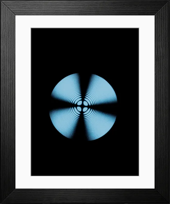 Framed Print : Interference from Calcite Framed Print : Interference from Calcite