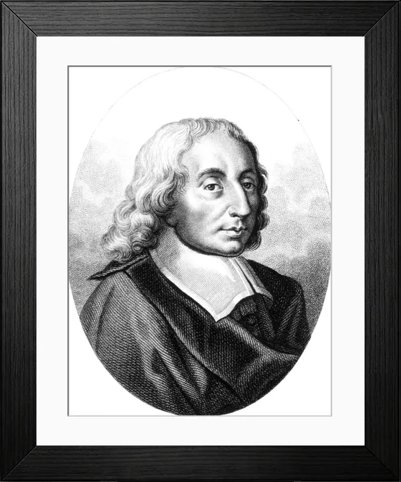 Framed Print : Blaise Pascal, French Polymath