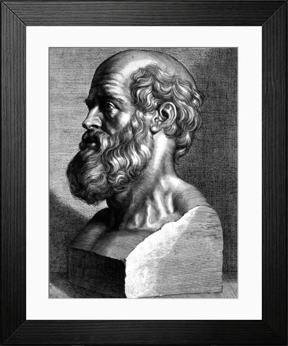 Framed Print : Hippocrates, Greek Physician, Father of Modern Medicine Framed Print : Hippocrates, Greek Physician, Father of Modern Medicine