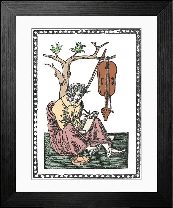 Framed Print : Plutarch, Greek Historian and Biographer Framed Print : Plutarch, Greek Historian and Biographer