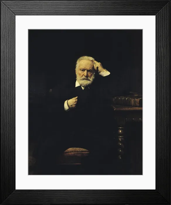 Framed Print : Victor Hugo, French Author Framed Print : Victor Hugo, French Author
