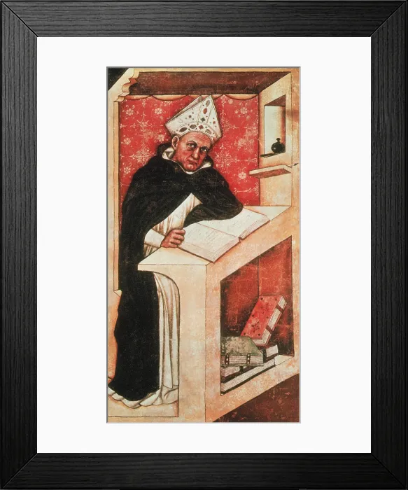 Framed Print : Albertus Magnus, Medieval Philosopher Framed Print : Albertus Magnus, Medieval Philosopher