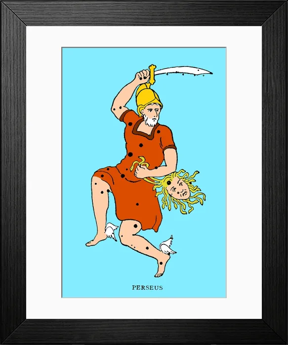 Framed Print : Perseus Constellation Framed Print : Perseus Constellation