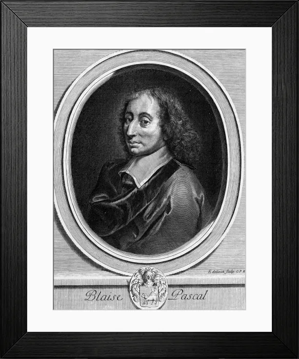 Framed Print : Blaise Pascal, French Polymath Framed Print : Blaise Pascal, French Polymath